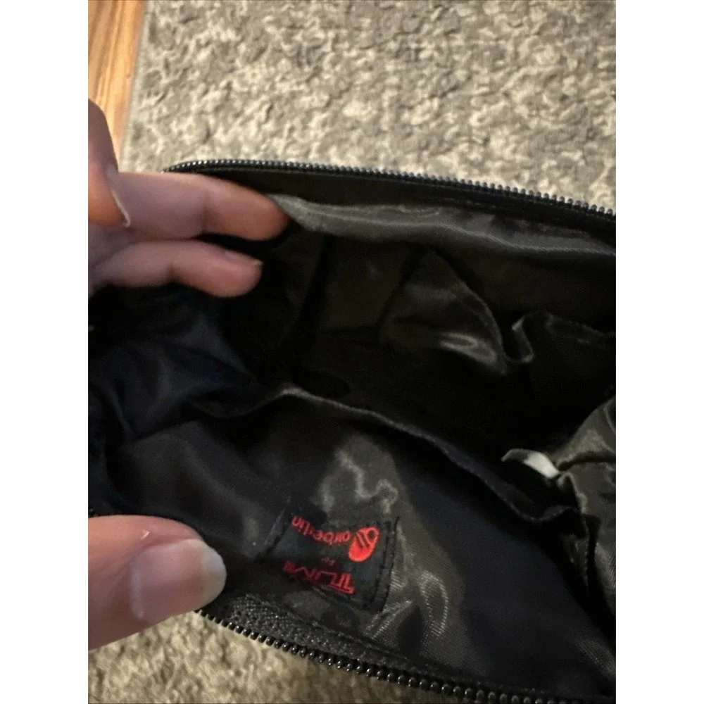 Tumi Black Accessory Pouch Cloth Airberlin Gently Used